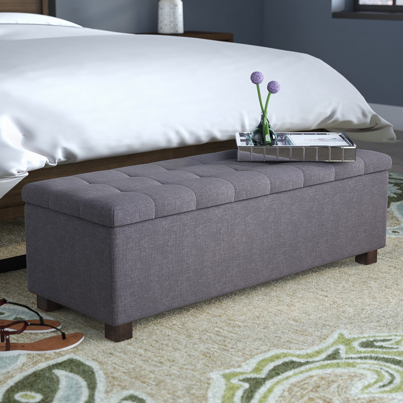 Latitude Run® Kareem Upholstered Storage Bench & Reviews
